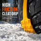 Universal Car Snow Chains Thickened Anti-Slip Tire Cable Ties for SUVs Sedans and Winter Driving