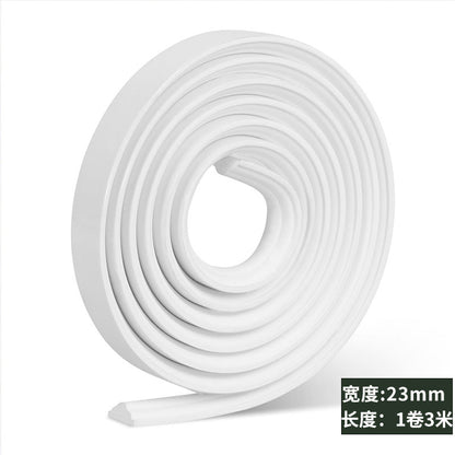 🏠 EVA Self-Adhesive Wall Trim: Peel & Stick, Flexible Foam, No Tools, for Borders & Panels