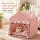 Semi-Enclosed Indoor Pet Tent House for Cats and Dogs Suitable for All Seasons