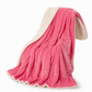 Double Layer Thickened Flannel and Sherpa Fleece Throw Blanket Warm Air Conditioning Blanket