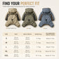 Warm Padded Dog Winter Coat Waterproof Windproof Outdoor Pet for Autumn and Winter