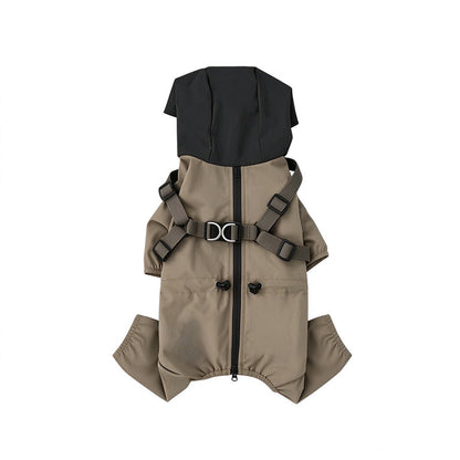 Warm Padded Dog Winter Coat Waterproof Windproof Outdoor Pet for Autumn and Winter