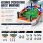 2 Player Battle Tabletop Soccer Game Interactive Table Football Board Toy for Kids