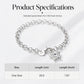 Trendy Textured Metal Wrinkled Star with Toggle Clasp Statement Collarbone Chain