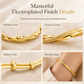 ⏳🔥LIMITED-TIME 50% OFF! ⏰✨ Mobius Twist Bangle – Dual Texture, Adjustable, Elegant 🎁💫