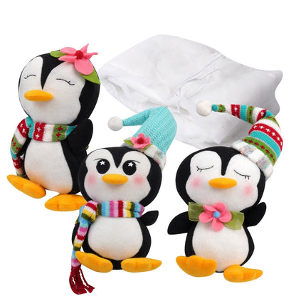 📢📢50% OFF !! ⏰ Decorative Penguin Slide Toy Set – 3 Penguins & Endless Sliding Fun ✨