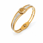 Stainless Steel Tree of Life Bangle for Women Elegant Pave Rhinestone Fashion Jewelry