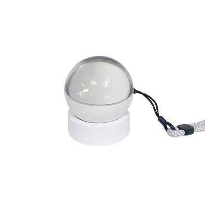 Transparent Crystal Ball Bluetooth Speaker with Digital Screen for Video and GIF Playback
