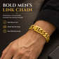🔥⌚ Men's Vietnamese Sand-Gold Style Bracelet – Matte Sandblasted Finish & Watch Clasp💎