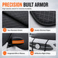 ❄️ Car Windshield Snow Cover: Thick Oxford, Side Window Coverage, Reflective Strips
