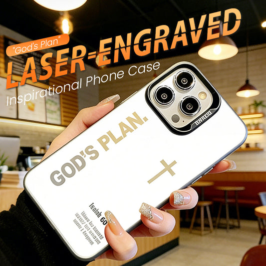 God's Plan Laser-Engraved Inspirational Phone Case