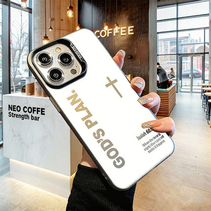 God's Plan Laser-Engraved Inspirational Phone Case