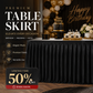 💥 Pleated Table Skirt for Events – Elegant & Easy Table Decor ✨