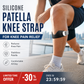 Exclusive 50% OFF | Silicone Patella Knee Strap | Ergonomic 8-Shaped Shock Absorbing Knee Brace | Anti-Slip Adjustable Support for Running, Basketball & Joint Pain Relief